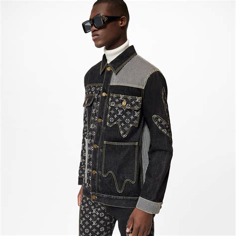 Louis Vuitton denim noir jacket